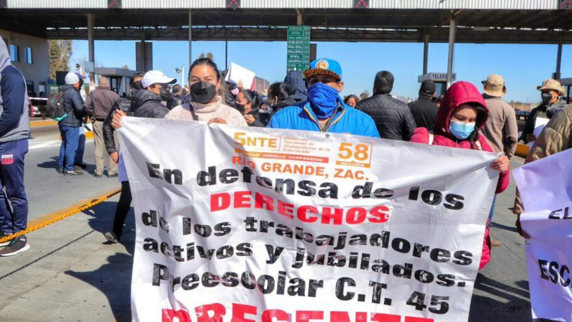 Movilización de profesores zacatecanos